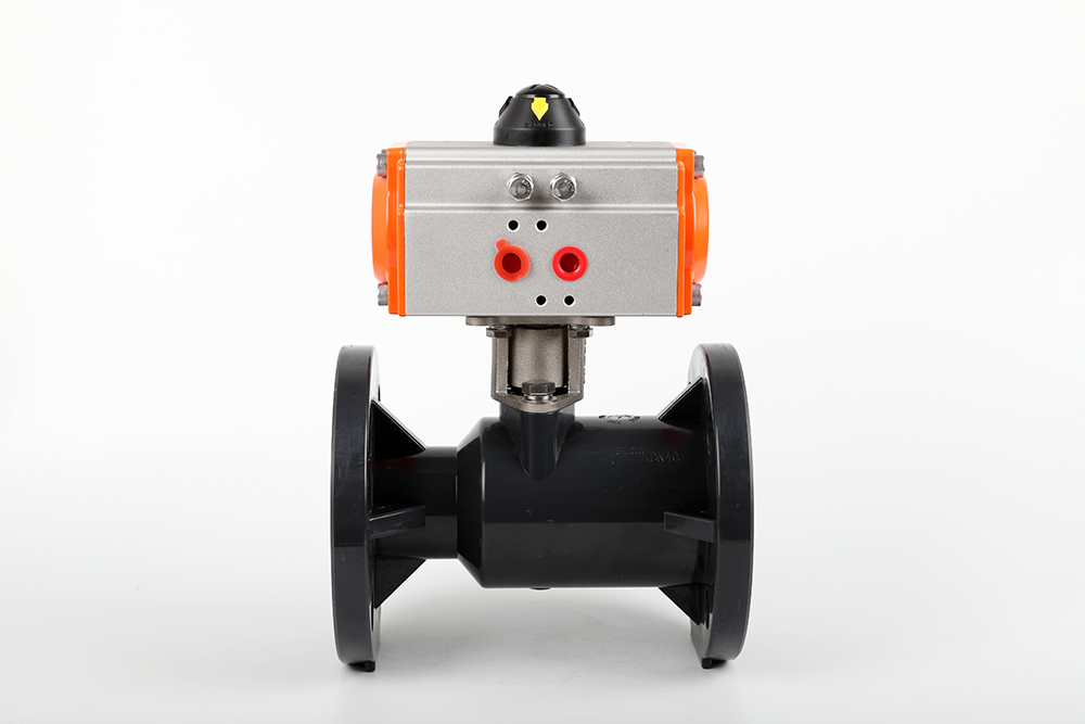 平谷气动法兰一体球阀