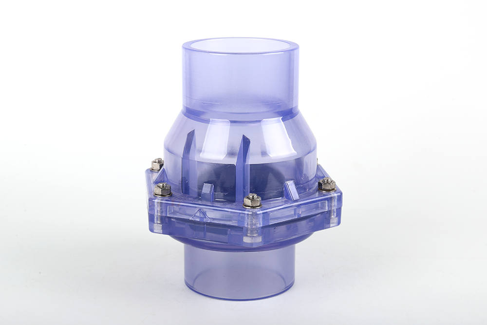 平谷透明翻板式止回阀